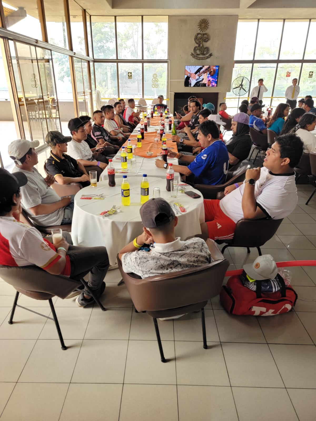 Integracion y refrigerios en actividades al aire libre
